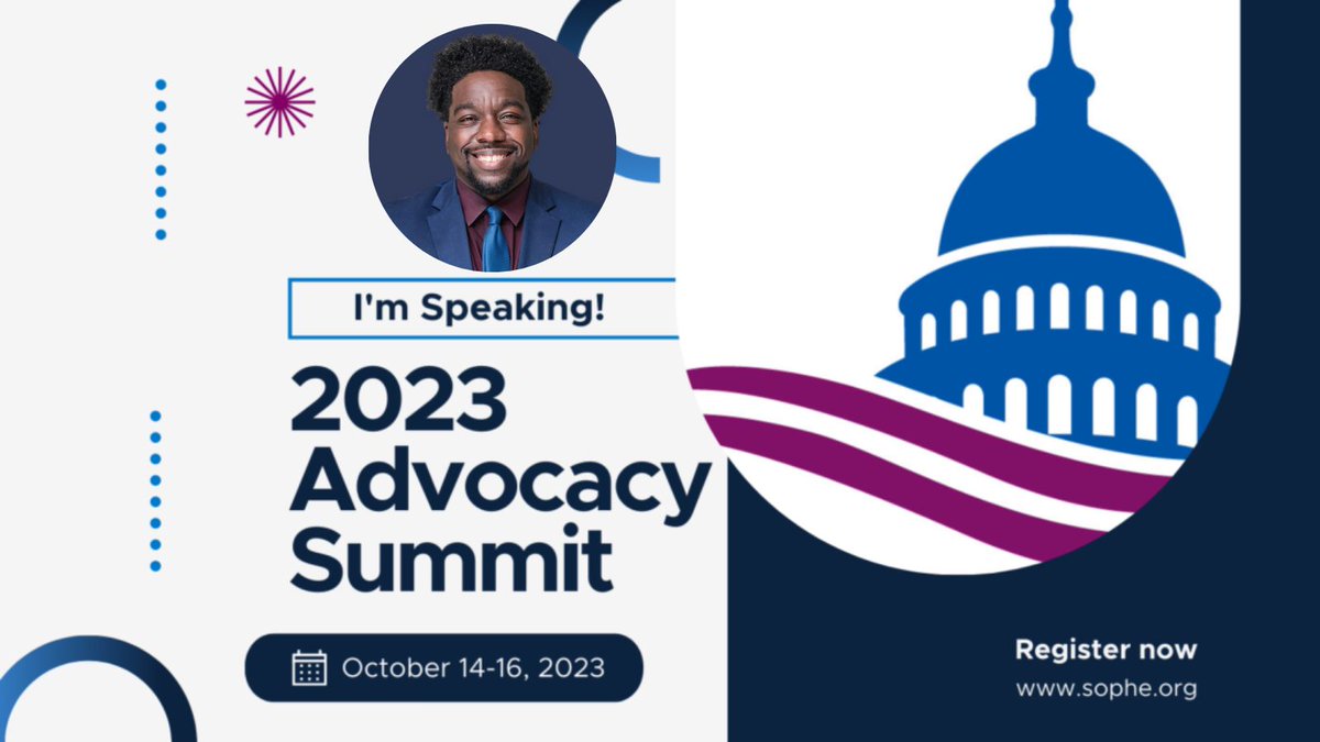 Excited to join the conversation at the <a href="/SOPHEtweets/">SOPHE</a> Advocacy Summit  📣 Join me as we explore the powerful impact of partnering with Historically Black Organizations to combat health disparities. Together, we can make a real difference! 💪🏽🌟 #PublicHealthAdvocacy #HealthEquity