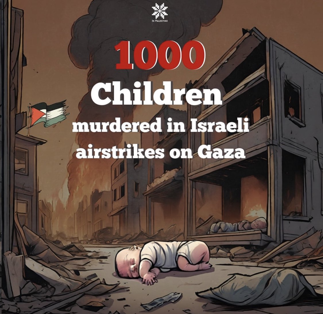 And 3000 wounded 
#Gaza_under_attack #PalestineGenocide #Palestine #Apartheid_Israel