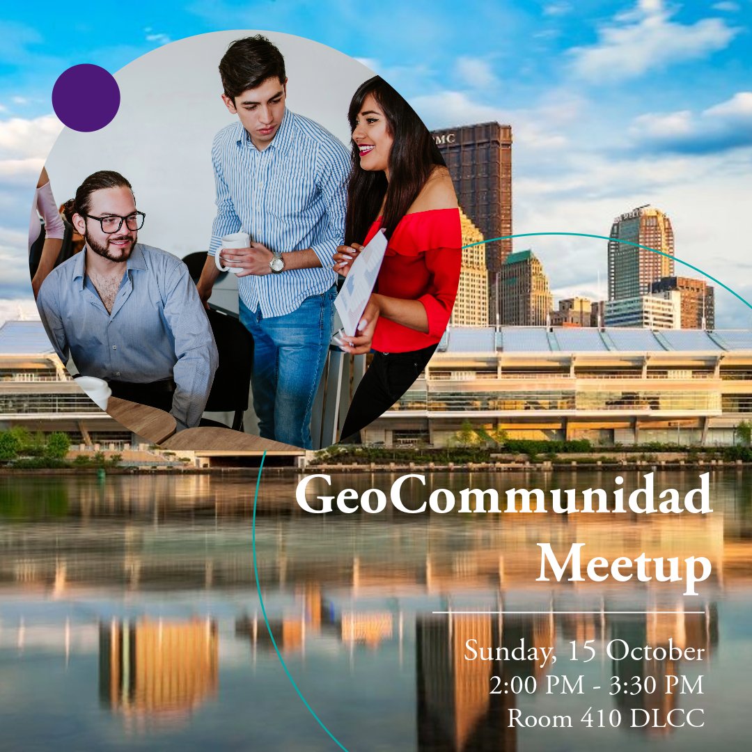 Join us for the GeoCommunidad Meetup, Sunday, 15 Oct 2-3:30PM in DLCC 410! This is an informal gathering for Latinx & Hispanic Geoscientists to get together for community & conversation. #GSA2023 #Geoscience #Geology #EarthScience #GeologyRocks #Community @GeoLatinas @magabritle