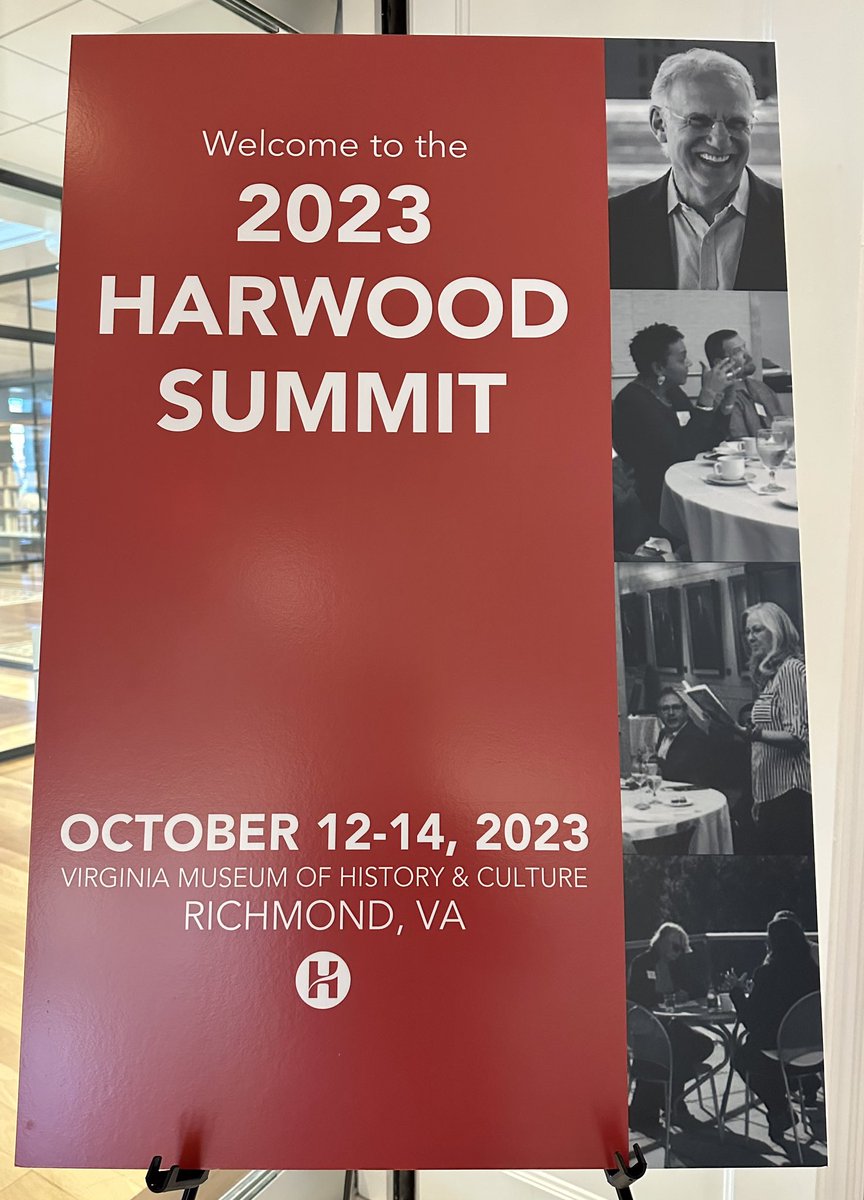My first #HarwoodSummit was a game-changer! We dove into topics like unity, grief, and wholehearted action. Reflecting on the power of community and inclusivity. Let's step back to move forward and build a stronger nation. 💪  #ChangeMakers @ThePattersonFdn @HarwoodInst