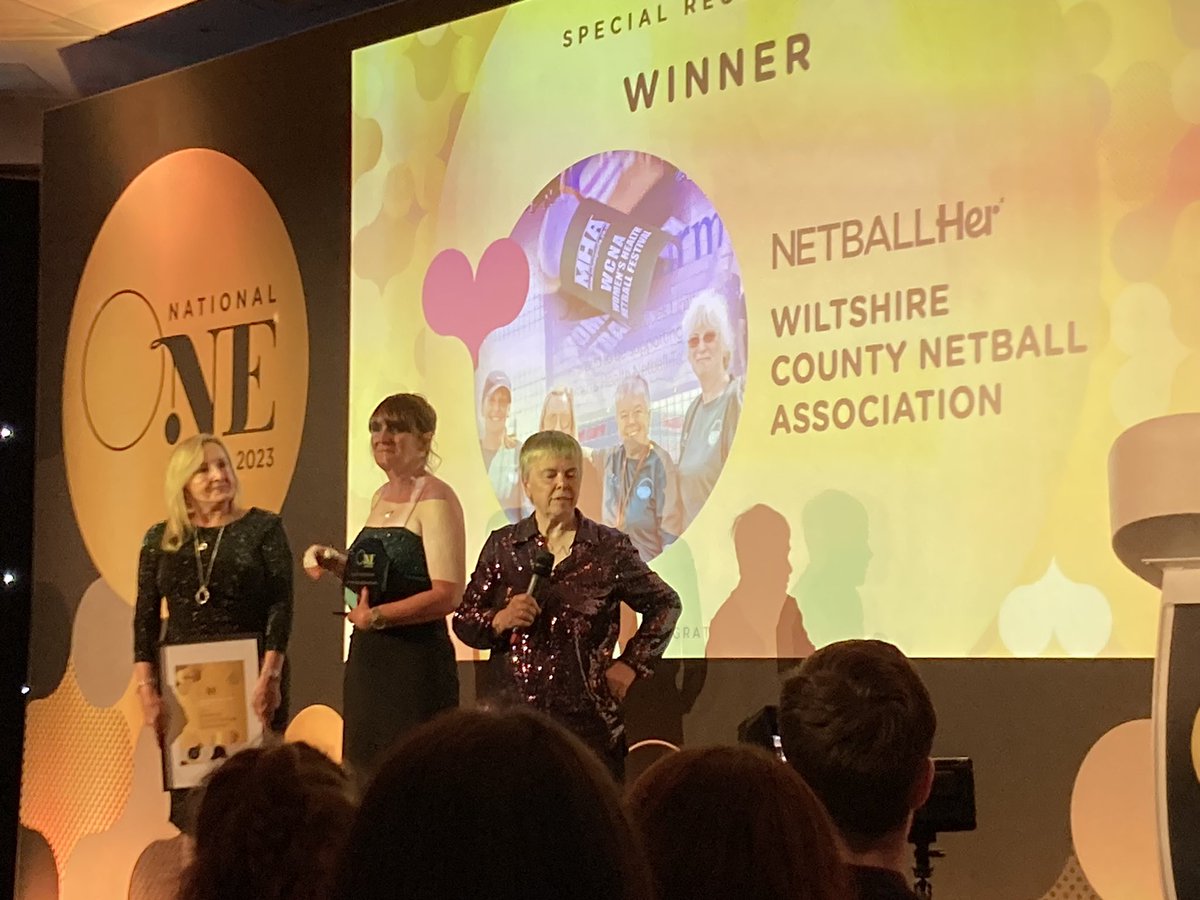 Wow! Special Recognition Award for Mo and Wiltshire Netball for raising £18k for 3 cancer related charities with NETBALLHer and raising awareness of women’s health issues
Congratulations from all of us at <a href="/NetballSW/">Netball South West 🏐</a>