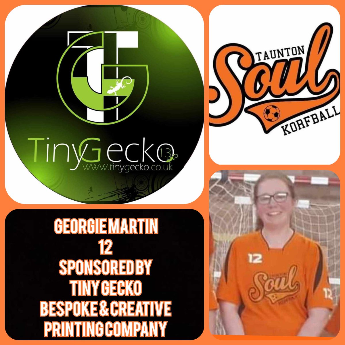 One more sleep 'til <a href="/swkakorf/">SWKA Korf</a> #GameDay! <a href="/TauntonKorfball/">Taunton Korfball</a> 1 &amp; 2 vs <a href="/gloskorf/">Gloucester Lions Korfball Club</a> 1 &amp; 2. We cannot wait to get kitted up &amp; on the court. As ever we'll be resplendent in 🧡🤍🖤, looking sharp thanks to our sponsor <a href="/tiny_gecko/">TINY Gecko</a> who supply our match day kit and hoodies. Come on Taunton!!🤞