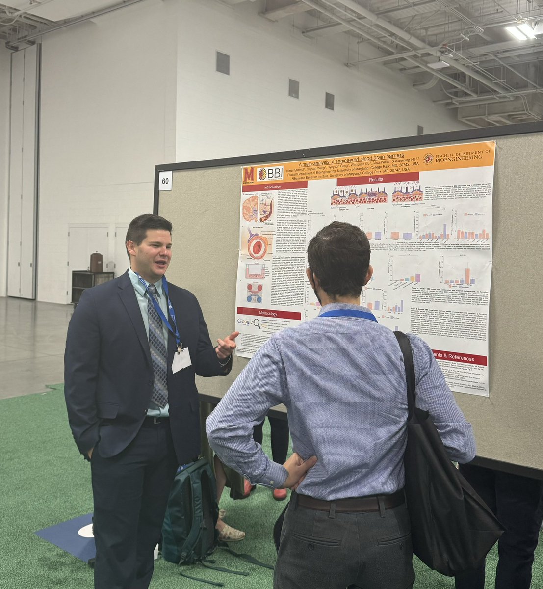 shawnhelab's tweet photo. CHEERS 🎉🎊 to @hyeyeon_gong and @JamesShamul on FABULOUS POSTER AND PODIUM PRESENTATIONS!!!! we are all super proud of them and can’t wait to present at #BMES2024!!!!! Back to Maryland we gooo!!!! Bye SEATTLE!!!🤩🥳😍 @BMESociety @UMDBIOE https://t.co/AxQZsgr0h2