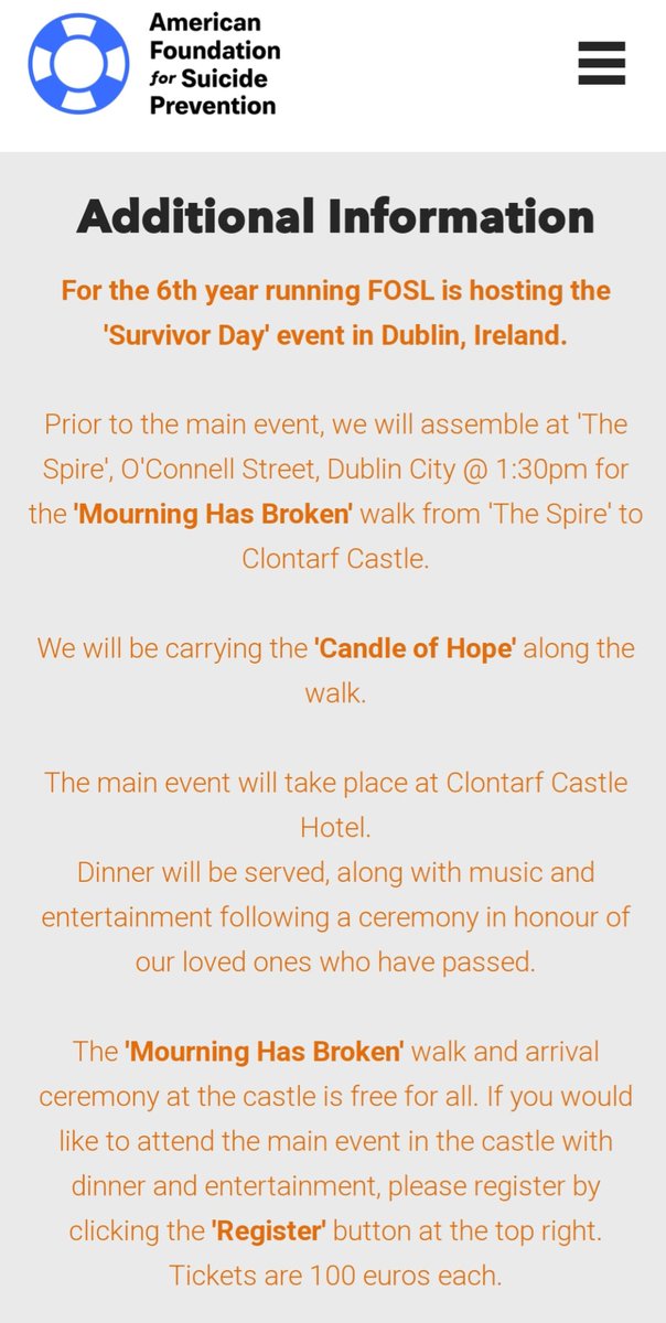 foslireland's tweet photo. For the 6th year running FOSL is hosting #ISOSLD event aka #SurvivorDay in Dublin where survivors of suicide loss come together to find connection, understanding & hope through shared experience. Register via : https://t.co/xnCOivz4Uw Tel. +353(0)14927576 Email foslpost@gmail.com https://t.co/IUf3nxHiRe