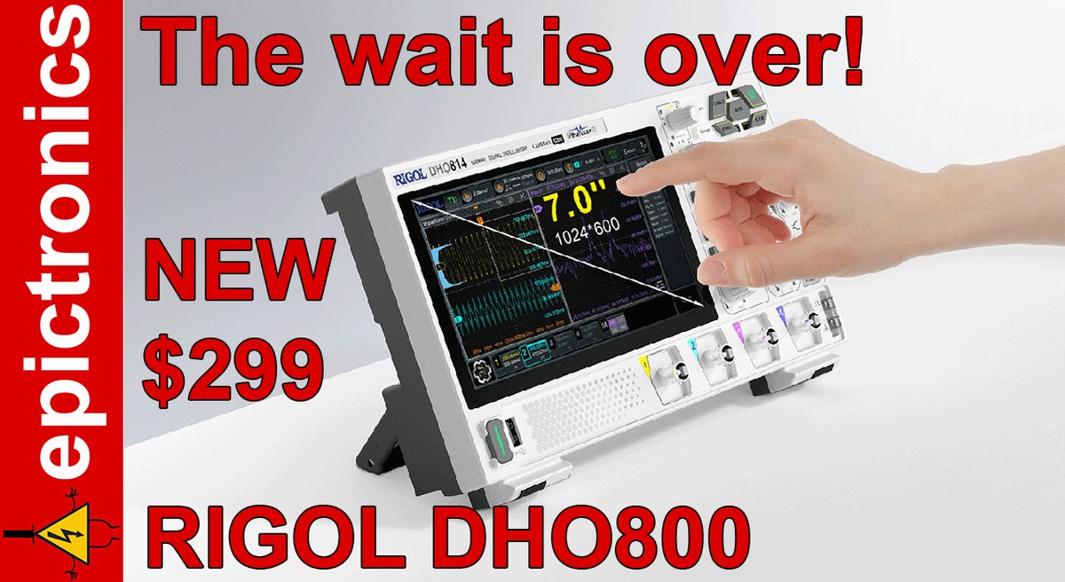 epictronics1's tweet photo. Let's have another go at the cursed Commodore PC-10 project with the brand-new RIGOL DHO800! https://t.co/3HFv17HWEa #rigoldho800 #rigol #dho800 https://t.co/jc16Oyg8LK