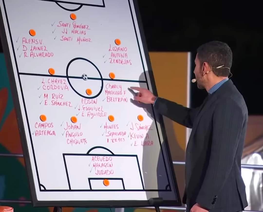 History_LigaMX's tweet image. La Selección que propuso Jimmy Lozano hace casi un año en Los Maestros de TUDN.