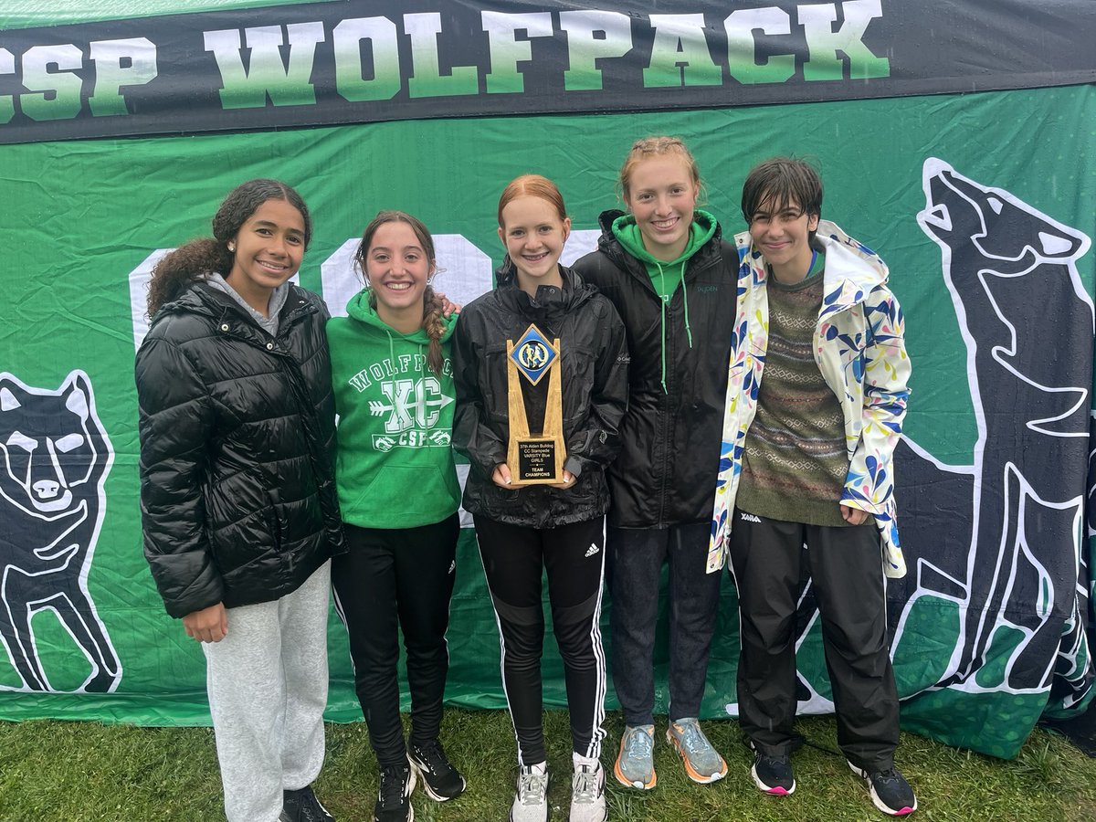 CSPrunners's tweet image. Varsity Girls take the win atAlden Invitational in the Blue race today! 🏆