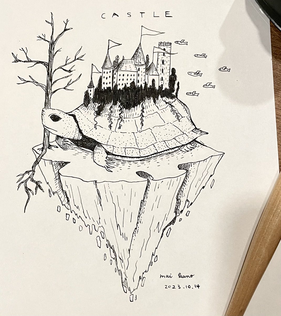 mai_sketch's tweet photo. Day 14 CATSLE
#inktober2023 https://t.co/C0TeH2ZM90