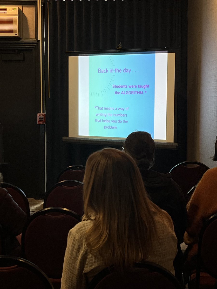 Jen encourages us with ways to help parents understand why elementary math is different now. ⁦<a href="/nwmathconf/">Northwest Mathematics Conference</a>⁩ #NWMC23