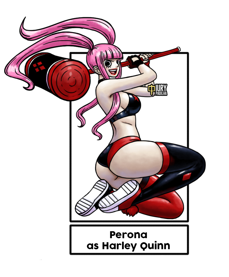 iurypadilha_art's tweet photo. The [5/6] One Piece outfit swap Special Vol.666: Perona as Harley Quinn https://t.co/OE13Of2DnN