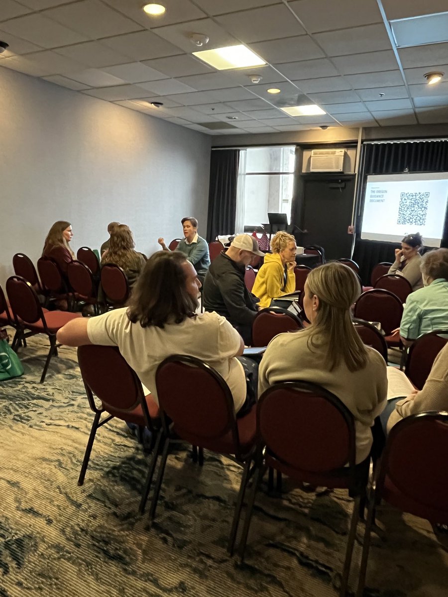 Lots of collaboration in Effective Strategies for Filling in the Gaps! ⁦<a href="/nwmathconf/">Northwest Mathematics Conference</a>⁩ #NWMC23