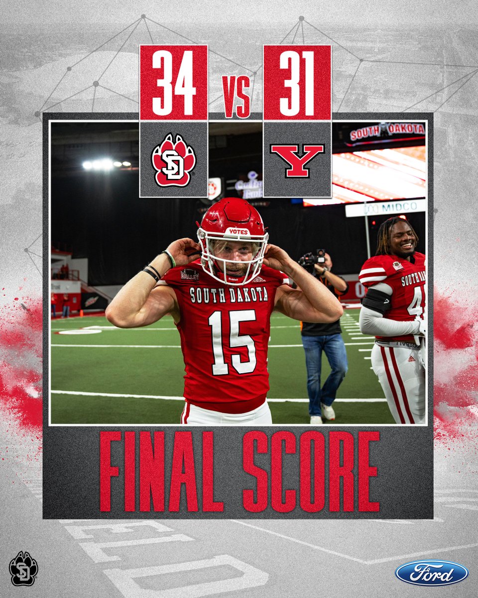𝗣𝗿𝗼𝘃𝗲𝗱 𝗶𝘁

#WeAreSouthDakota x #GoYotes🐾