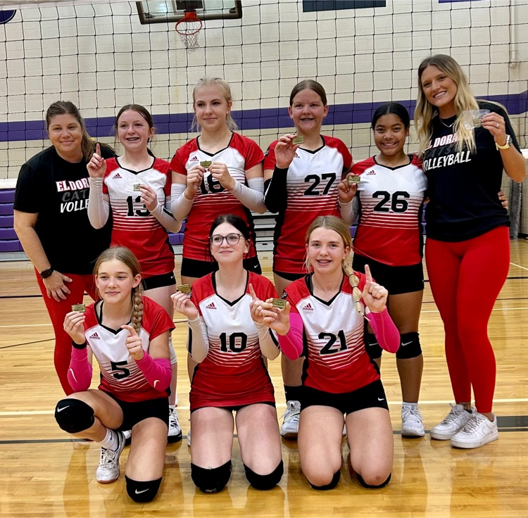 EMS 7VB wins League! Team caps an undefeated season by beating Circle in 2 for the championship. Congrats #PartOfThePride athletes, coaches, and families!