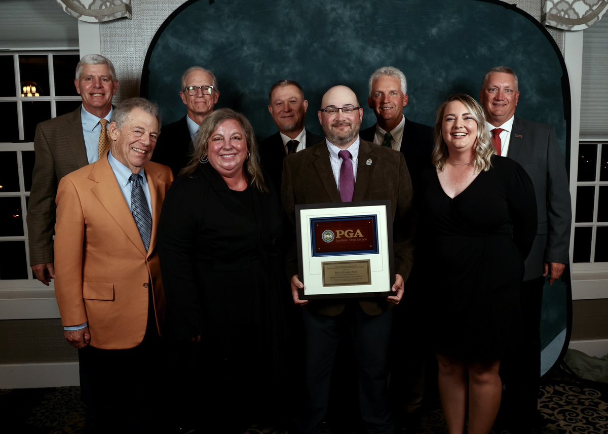 SouthernOhioPGA's tweet photo. Last night we celebrated some outstanding members of the golf community throughout the Southern Ohio Section at the 2023 SOPGA Special Awards Celebration! 

📸: https://t.co/CLCaeVElCQ https://t.co/9GsUprK892