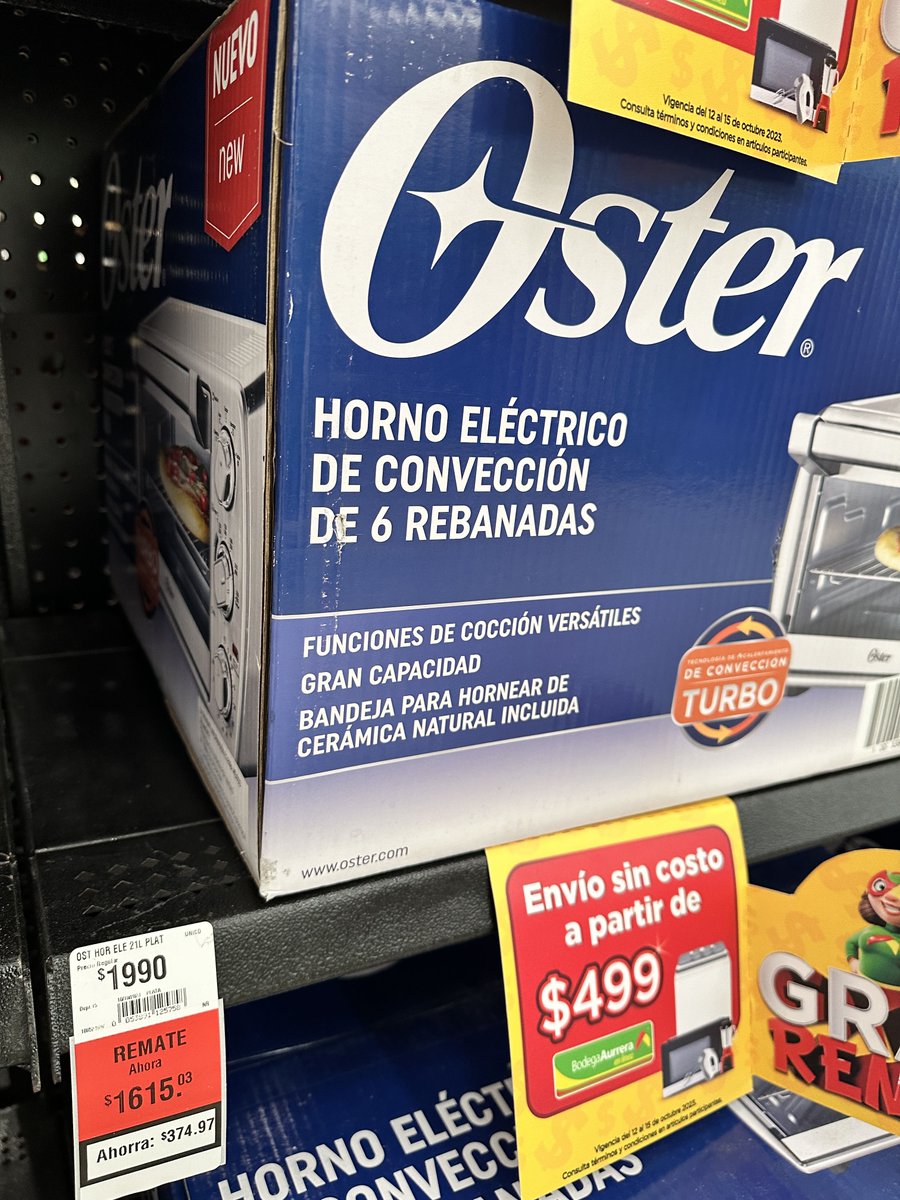bixosdement's tweet photo. Vayan a @BodegaAurrera porque están rematando los hornos. Hay súper REMATES. #BodegaDeRemate https://t.co/muYLWQaWrZ