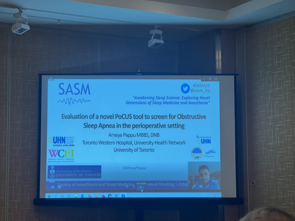 SleAPprogram's tweet photo. Many congratulations to #SleAPProgram trainees for winning 2/3 of top research abstract awards @SASM_HQ meeting! @AmeyaPappu @SoniVedish 👏
Taking #POCUS airway, sleep, and anesthesia to the next level!
@MndpSingh7 @EYouTenMD @mail2vincechan #DAPM #SASMEnthusiasm #SASM2023 https://t.co/UeatdVnx6Q