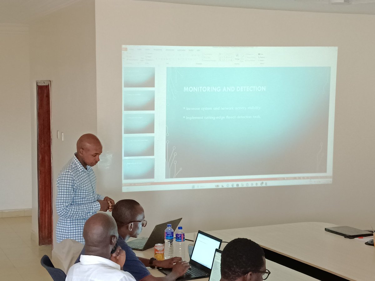 CyberGambia's tweet photo. The Focal Person for North Bank Region Alpha Jallow presenting on North Bank Region 4th Quarter Activity plan https://t.co/C18CBsvGyl