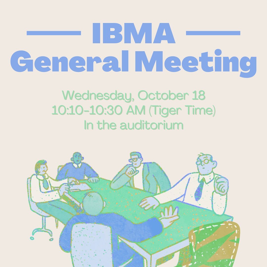 IBMA General Meeting - Wednesday 10/18 -10:10 AM
