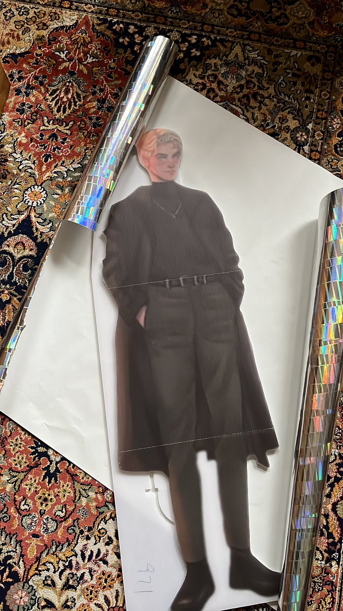 Yes I did get my bestie a giant cutout of Aaron Warner for her birthday. I have no regrets.