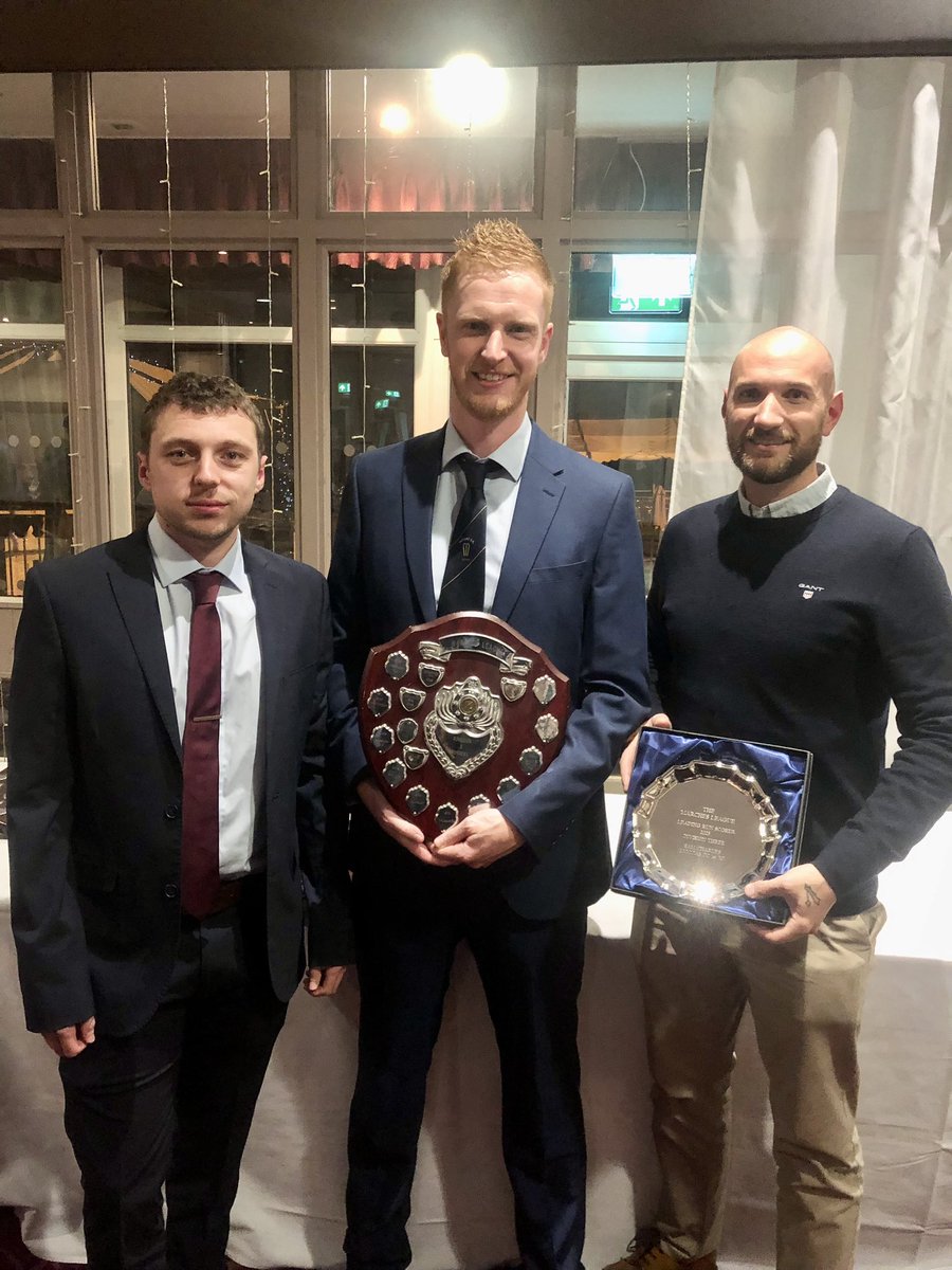 We were honoured to attend the @Worc_cl awards dinner last night to pick up the @CricketMarches Div 3 title. Helped immensely by the leagues top run scorer Sam Charles #moccascricket @ryanjamer_ @gylz_21 @SammyCharler