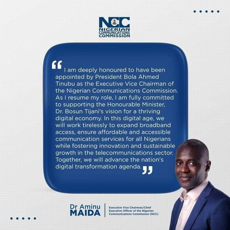 Message from EVC of NCC!