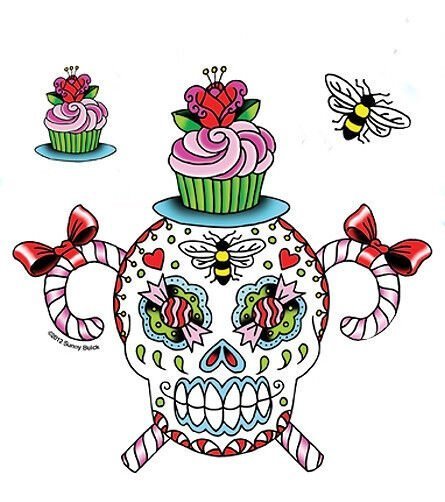 #MEXICAN #SUGARSKULL #CandyCanes #BOWS #PINK #CUPCAKE &amp; #BEES 3 #Stickers #Decals #gift #ChristmasGift 

👉 ebay.com/itm/2027818352…