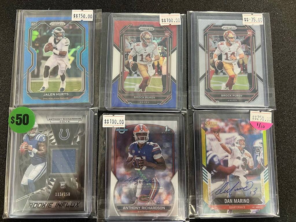 EliteCardsWa's tweet photo. Open 12-6pm Today! 

#elitecardswa  #sportscardsforsale #rarecards #gradedcards #autocards #rarecardsforsale #sportscards #pokemon #tradingcards #NBA #NFL #MLB
https://t.co/v8fheGvbP1 https://t.co/u2r5gd9DBh https://t.co/MHOiZQ5dRB