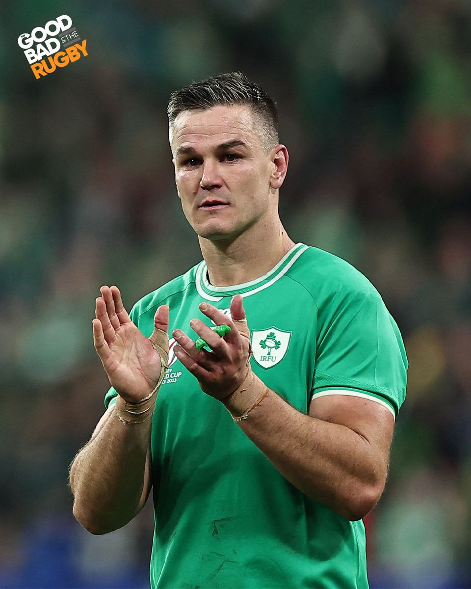 GoodBadRugby's tweet photo. End to an unbelievable career. ☘️

118 Ireland caps
1108 Ireland points
4 x Six Nations titles (2 Grand Slams)
World Rugby player of the year
4 x Champions Cup
1 x Challenge Cup
6 x Celtic League / Pro12 / Pro14
2 x British &amp; Irish Lions Tours

#IREvNZL #RWC2023 #GBR4 https://t.co/OoQneVO9E6
