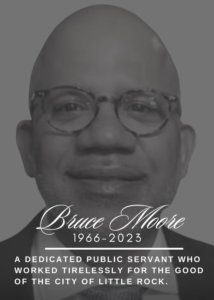 LRpolice's tweet photo. The men and women of the Little Rock Police Department would like to extend our condolences to the family and friends of Bruce Moore. https://t.co/cFJy8SYW1S