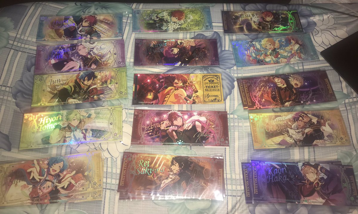 Diamondgem_buys's tweet photo. Been a bit busy lately but did get more merch ty @kmszkhn for all the lovely tickets everyone arrived safely and im so happy https://t.co/0BdLAZNQtH