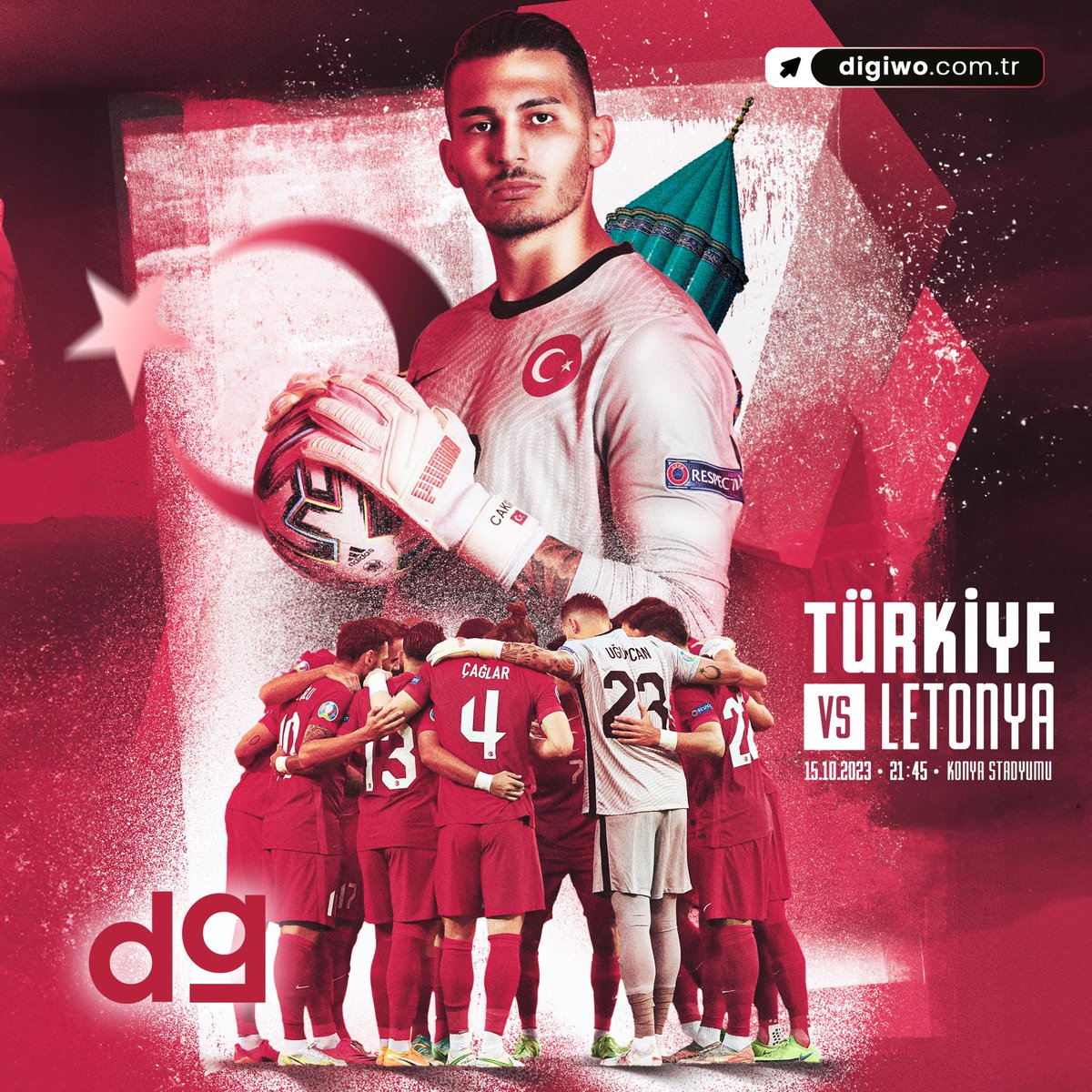 #BizimÇocuklar Konya’da Letonya ile karşılaşıyor! 🇹🇷 A Milli takımımıza Letonya karşısında başarılar dileriz. ❤️🤍⚽️

#Digiwo #Türkiye #Letonya
