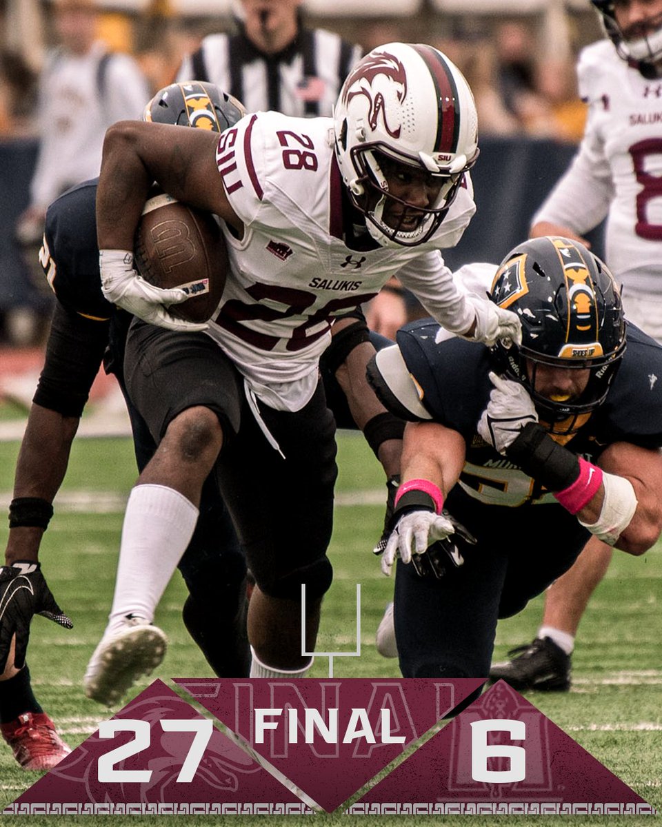 SIU_Football's tweet photo. 𝘽𝙞𝙜 𝙘𝙤𝙣𝙛𝙚𝙧𝙚𝙣𝙘𝙚 𝙧𝙤𝙖𝙙 𝙙𝙪𝙗!

#Salukis | #WeAreSouthernIllinois https://t.co/mEBA20IuvO