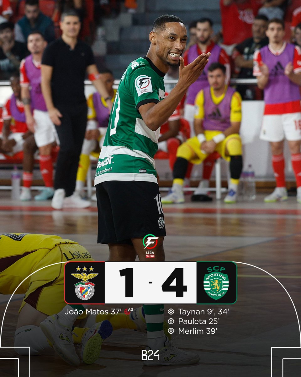 O dérbi de futsal é do Sporting 🟢