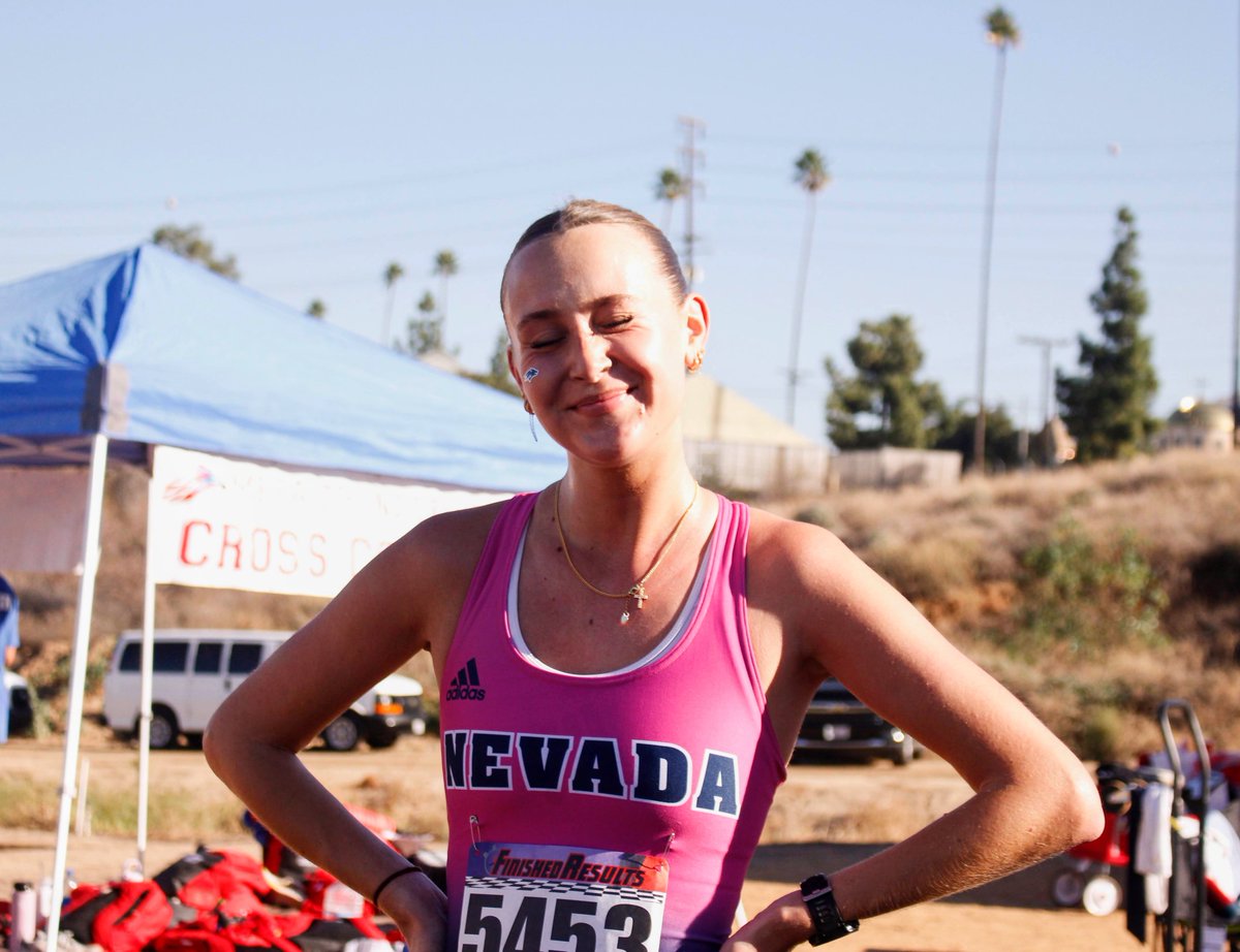 WHAT. A. DAY. for our XC men's and women's squads! 

 - Men finished 4⃣th overall while the women finished 1⃣2⃣th overall 
- 13 combined new PR's 😤
- Sayo placed 6th individually while Nelson placed 28th
- Mountain West Champs 🆙 next 

🔗: bit.ly/3ZZGhUW 

#BattleBorn