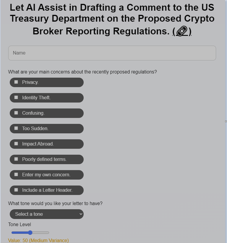 Looks like people don't like the proposed rules. A different free AI comment researcher appeared. treasuryraid.lexpunk.army