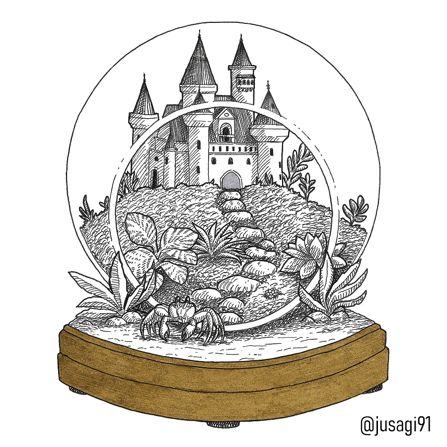Jusagi91's tweet photo. Day 14: CASTLE ๐ฐ๐ฎ๐ฑ๐ฆ
#inktober #inktober2023 #inktobercastle #castle #castillo #ink #golden #silver #sketchbook #jusagi91 #terrarium #plants #miniature #crab #myart #traditionalart #october #staedler #pentouch #inktober2023castle #inktoberchallenge #inktober52 #inktobermexico https://t.co/r04d8CCLnZ