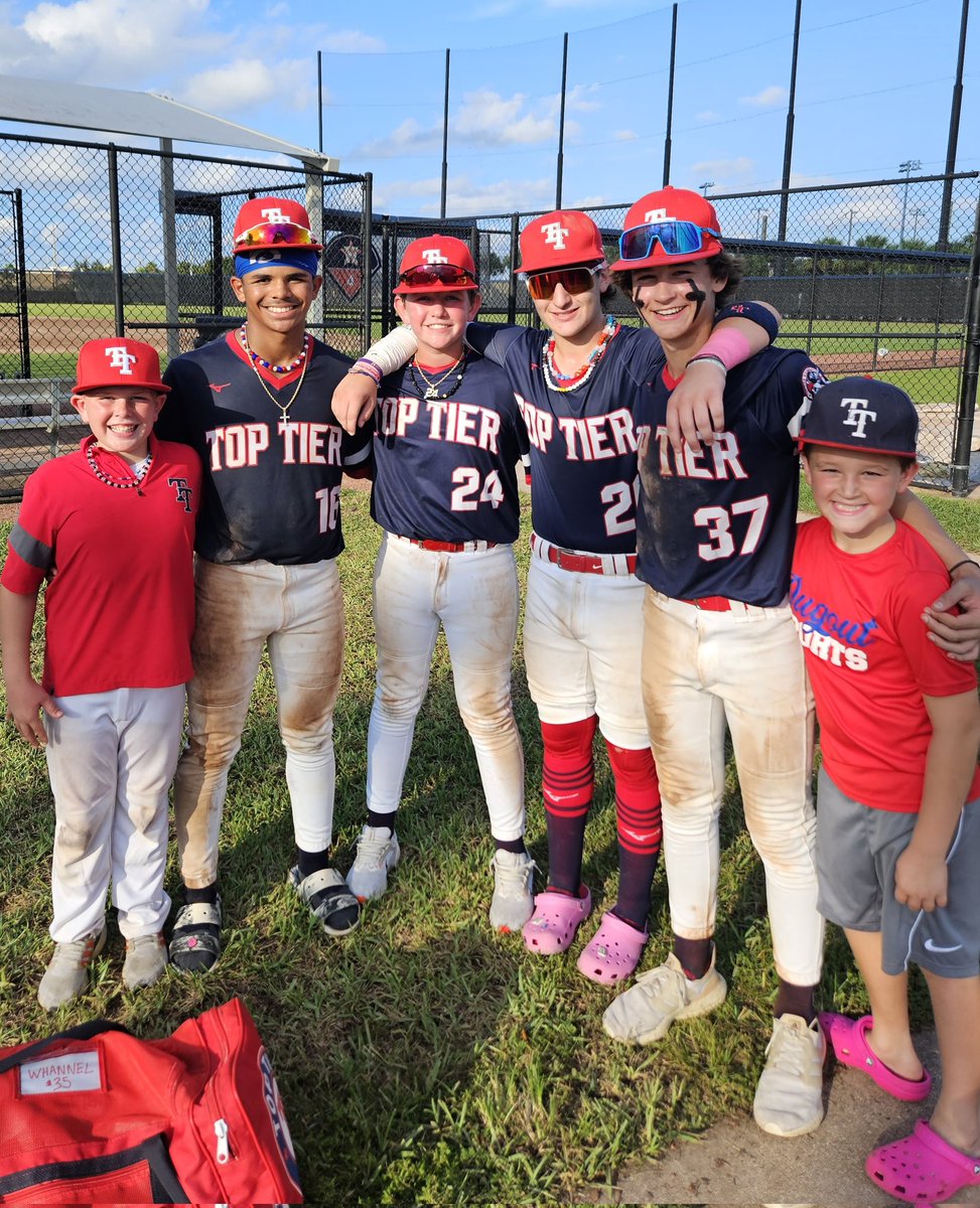 The IOWA BOYS in Florida with the big W this afternoon at WWBA! #RollTier