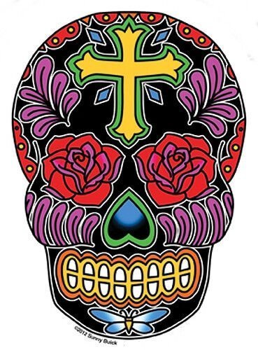 #ROSE #CROSS #Latin #SugarSkull #Sticker #Vinyl #Decal #Art by #SunnyBuick #giftideas 

👉 ebay.com/itm/3333185309…