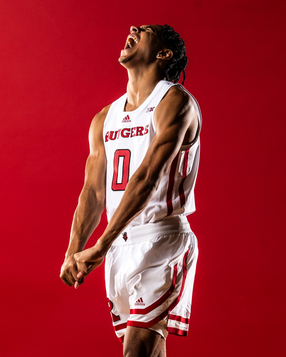 Scarlet Knights basketball away throwback retro jersey