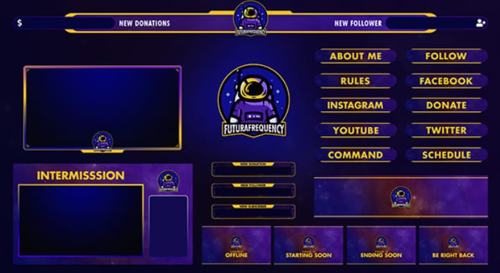 Heyy Guy’s❤️ I’m a professional  artist making  logos,banners,overlays,sub badges,emotes,animations and vtuber models.  #streamers #smallstreamers
#twitch #twitchstreamers #kick #kickstreamers #TwitchAffilate #KickAffiliate #youtubestreamers #valorant #valorantstreamers