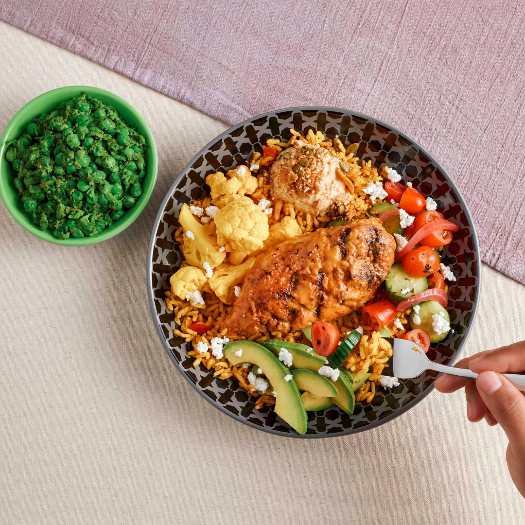 Our PERi Chicken Rainbow Bowl dressed with Lemon & Herb PERi-PERi drizzle - we understand why it’s your new favorite.