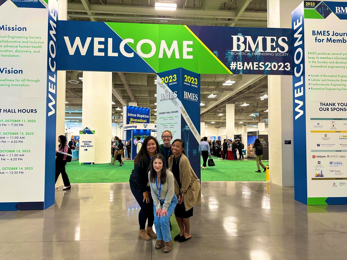 Day 2 is finished for #BMES2023! The <a href="/USCSysBio_Lab/">Dr. Stacey Finley (USC Systems Bio Lab)</a> showed out again with more presentations and during lunch we were able to check out the University of Washington!