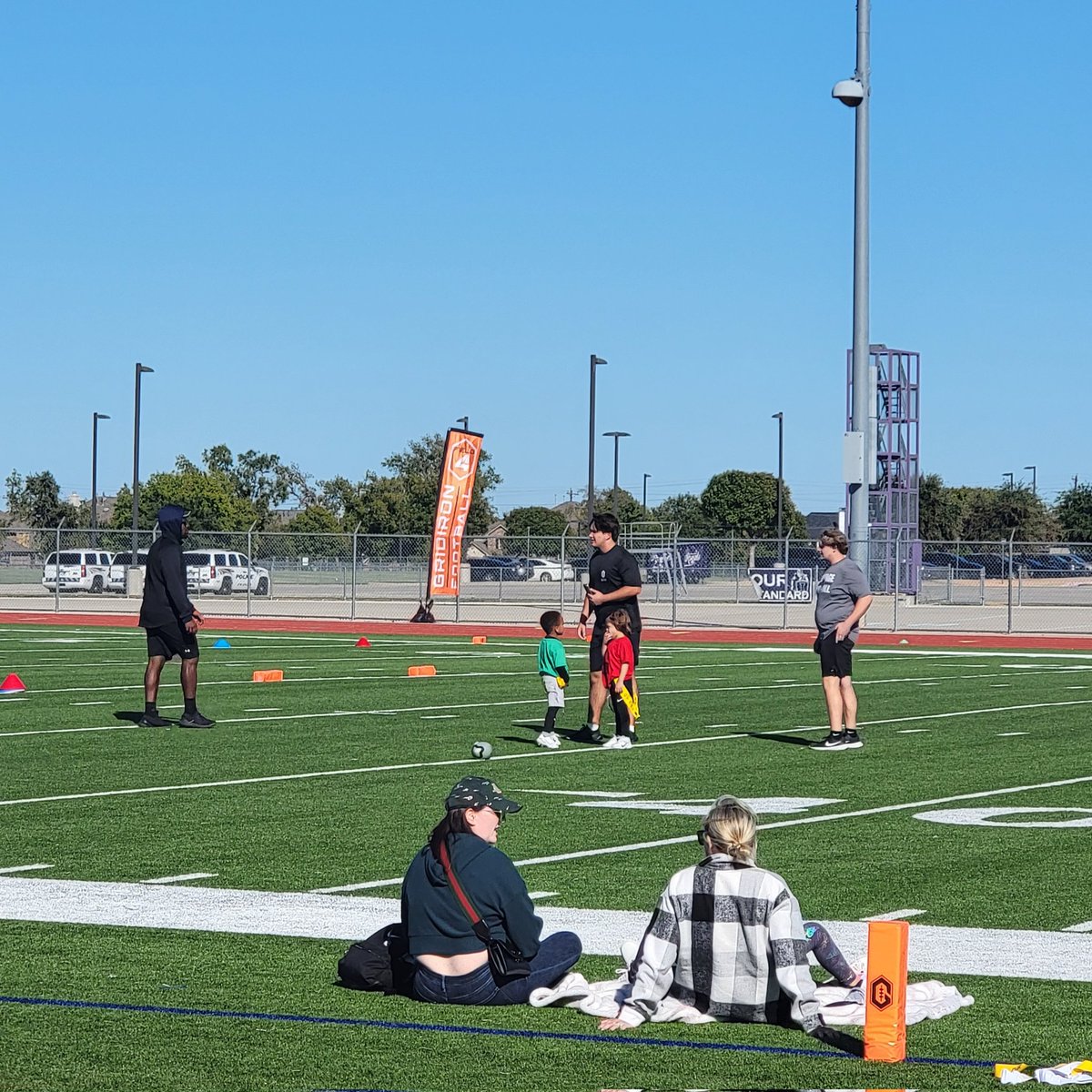 Some coaching on a Saturday afternoon