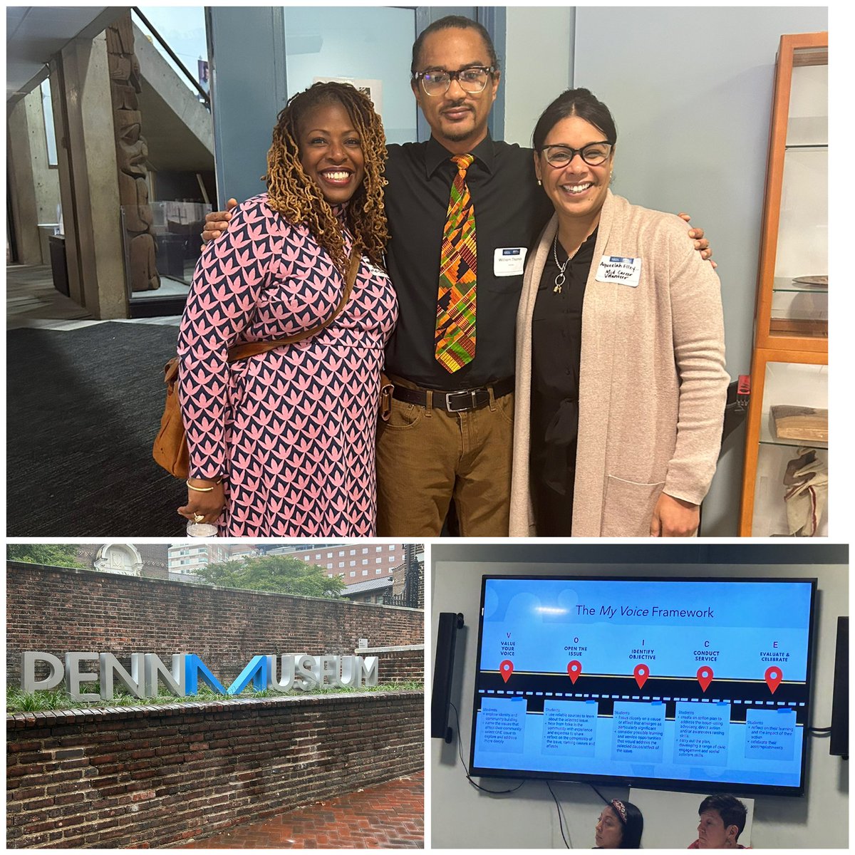 glyphgraf's tweet photo. I had a great time in Philly this weekend presenting with my doctoral students and reconnecting with my Penn alums! I was blessed to share my Sankofian Lesson Planning cycle to a wider audience! https://t.co/USaGcPKSLt