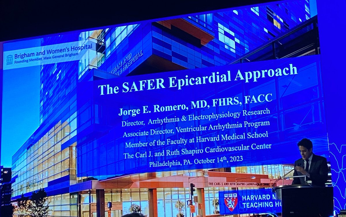 Last but not least, two amazing presentations from @Brigham_EP at the @VTSymposium on novel techniques for mapping and ablating VT. Overcoming ablation challenges in infiltrative scars by @True_EP and a SAFER approach to obtain epicardial access by @JorgeERomeroMD