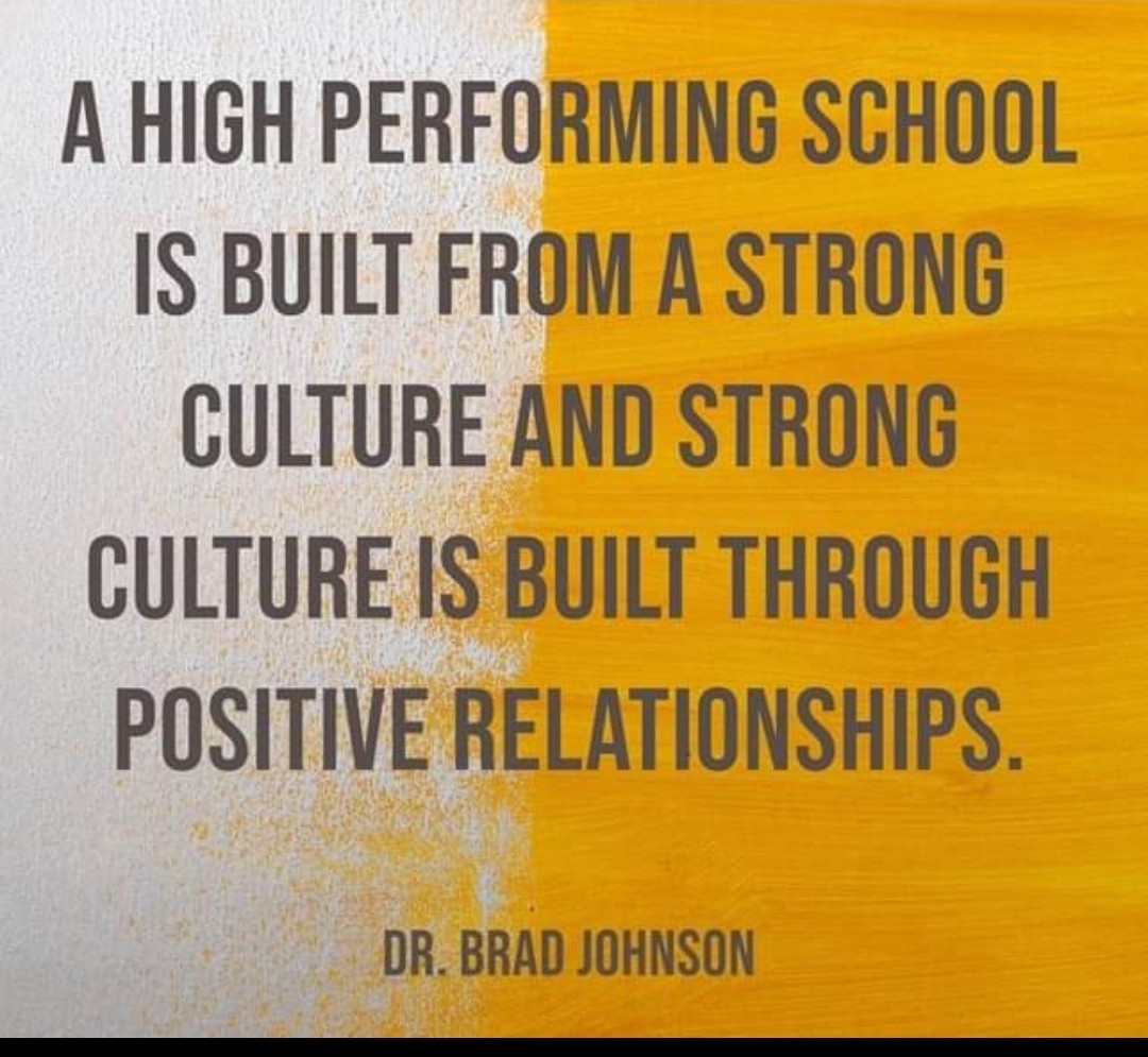 Positive relationships build strong culture.