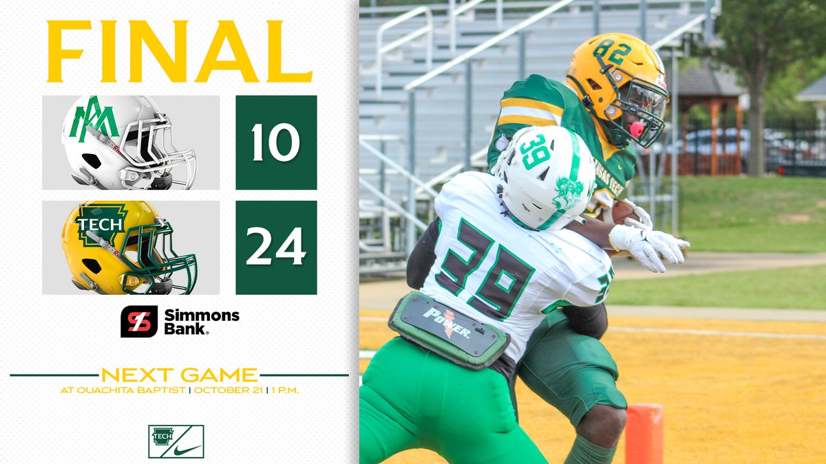 FINAL | Guess there is something a little more evil than a mean ole Boll Weevil!!! 🤷‍♂️😤

#FightOn | #LinkItUp | <a href="/ATUFOOTBALL/">Arkansas Tech Football</a>