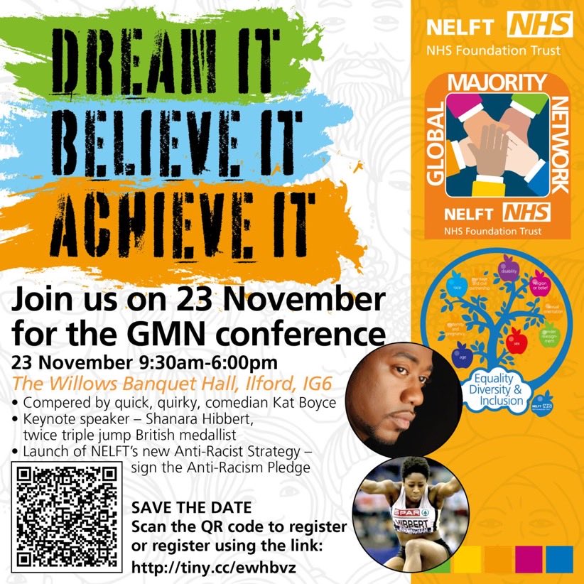 The annual@NELFT EMN conference taking place on the 23rd of November. Please reserve your place and look forward to seeing you all ⁦@NELFTLetsEngage⁩ ⁦@CathrineLund4⁩ ⁦@SinghKhakhian⁩ ⁦@NELFT⁩