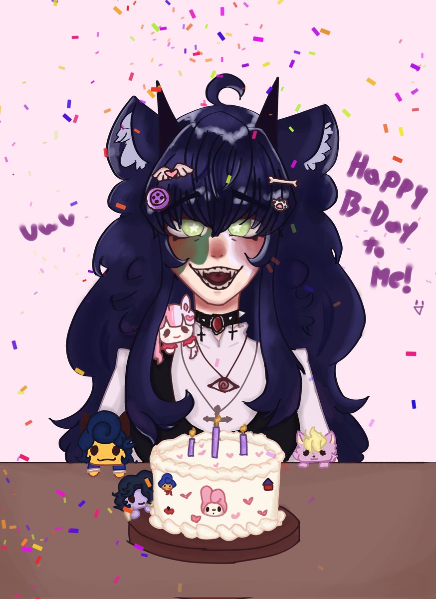 IT'S MY BIRTHDAY YIPPEEEE 🦐✨✨✨✨✨✨✨✨✨✨✨ HAHA It's 12 am I should be asleep but meh HAHAHA