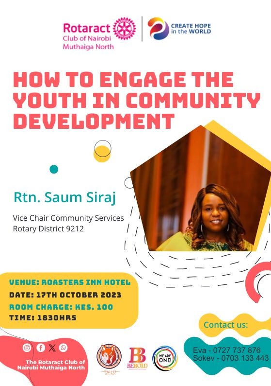 This Tuesday, _The Wolves 🐺 of The North_  are inviting you to join us as we host The District VC Community Services, Rtn Saum Siraj for an informative &amp; insightful conversation on community development 😊🤗

 📅 : *Tuesday, 17/10/23*
⏰: *6.30pm*
 📍: *Roasters Inn* 🐔